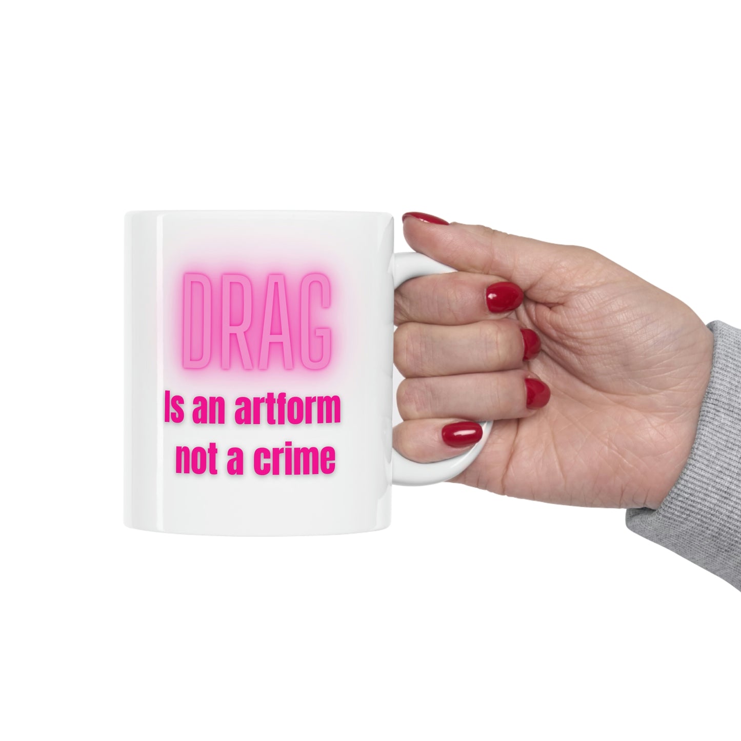 Drag is an Artform Ceramic Mug 11oz
