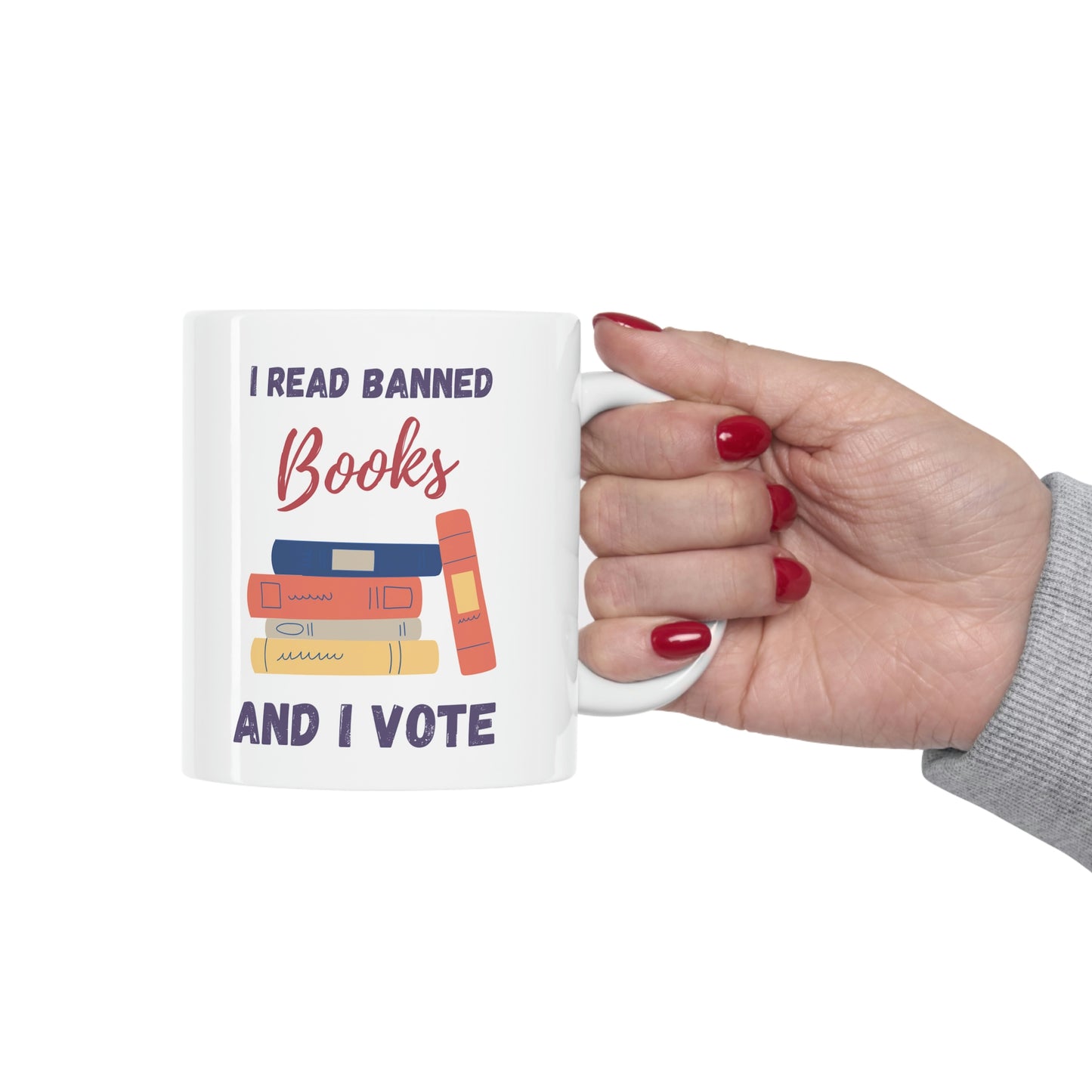 Banned Books Ceramic Mug 11oz