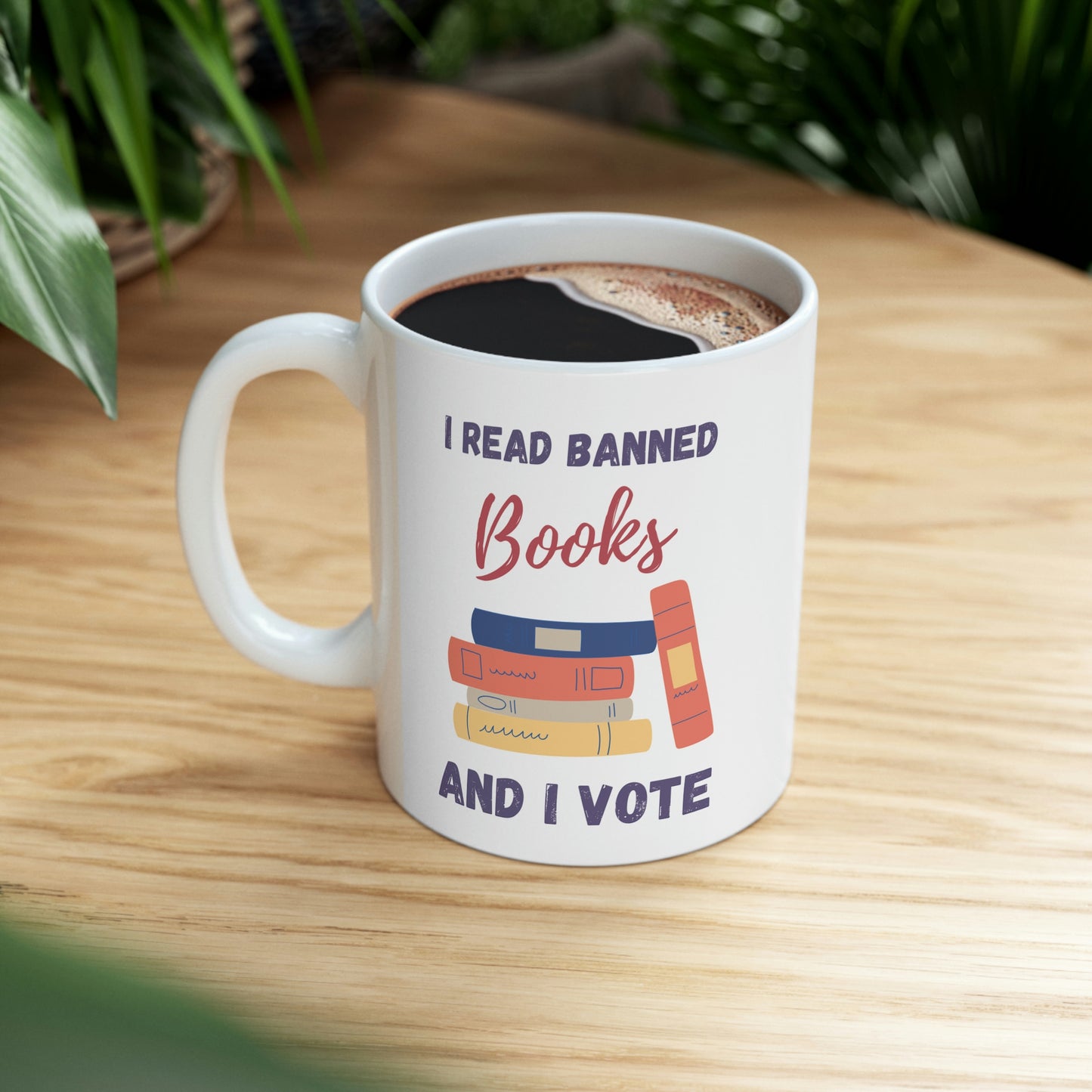 Banned Books Ceramic Mug 11oz