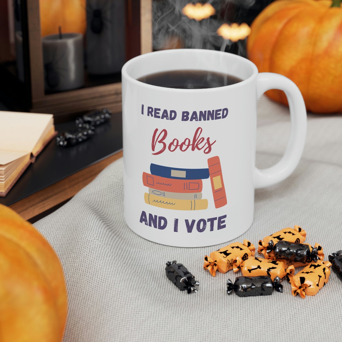 Banned Books Ceramic Mug 11oz