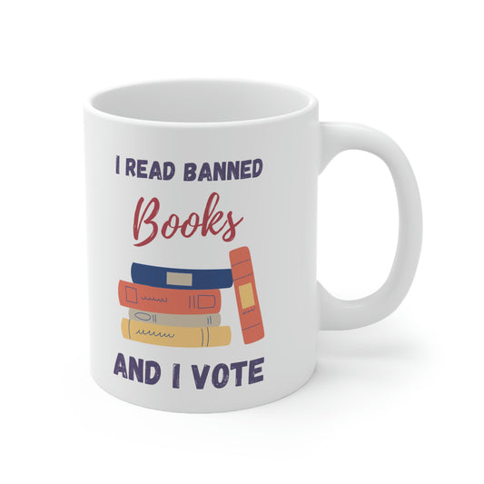 Banned Books Ceramic Mug 11oz