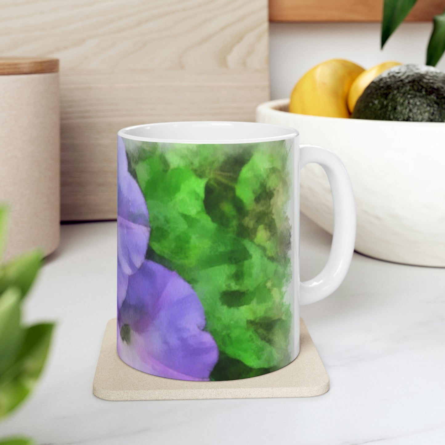 Morning Glory Ceramic Mug 11oz