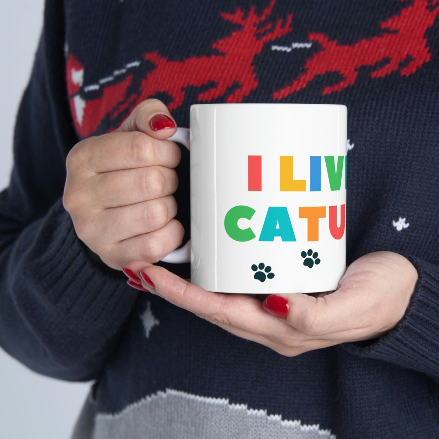Caturday Ceramic Mug 11oz