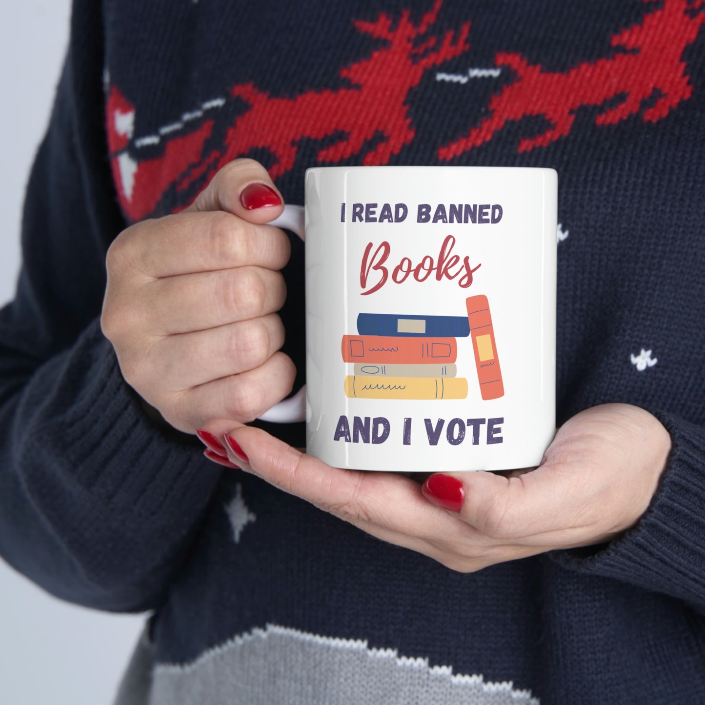 Banned Books Ceramic Mug 11oz