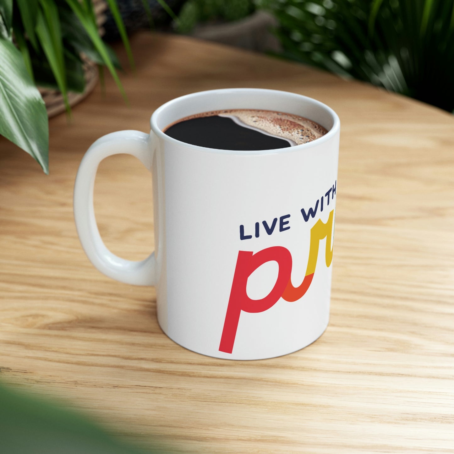 Live with Pride Ceramic Mug 11oz