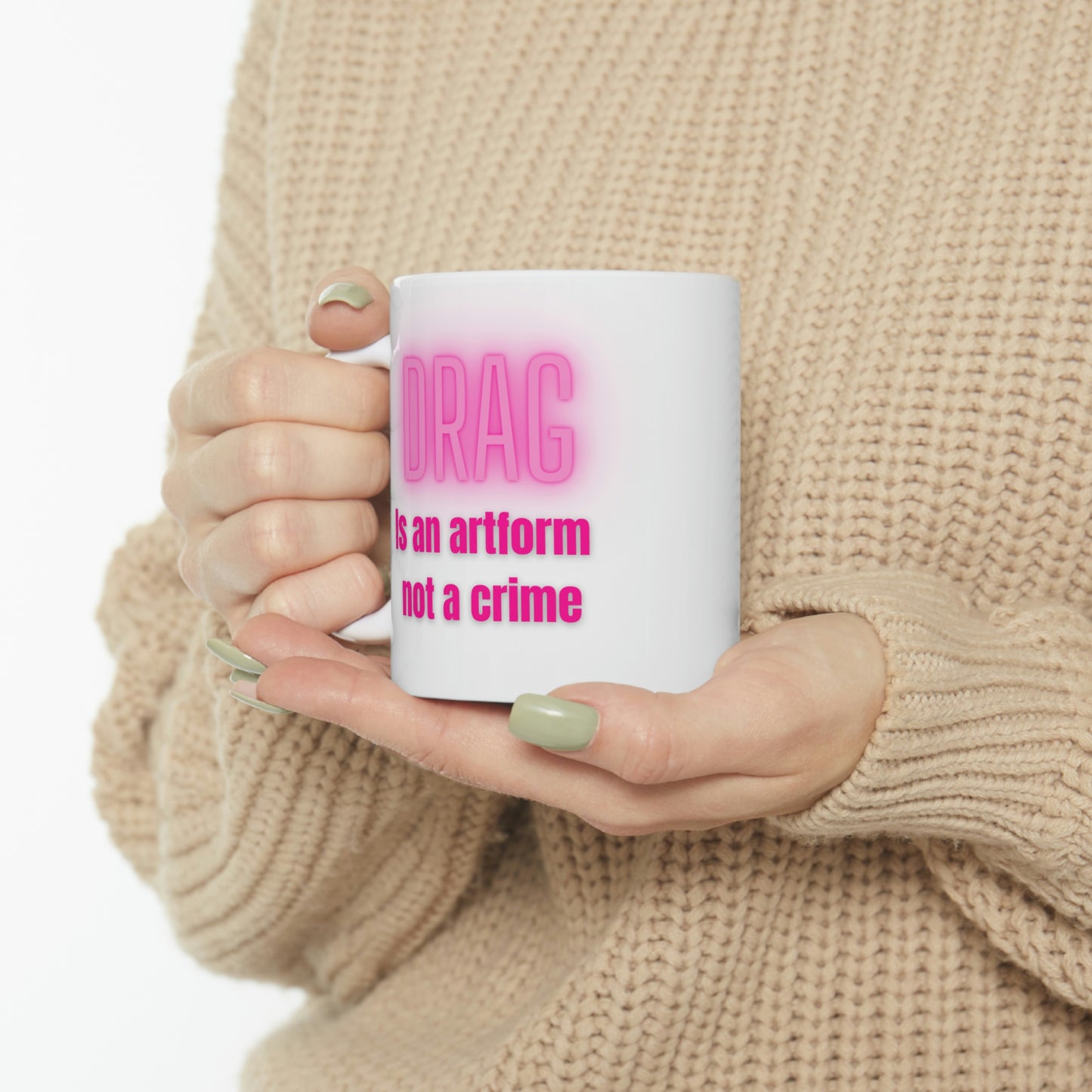 Drag is an Artform Ceramic Mug 11oz