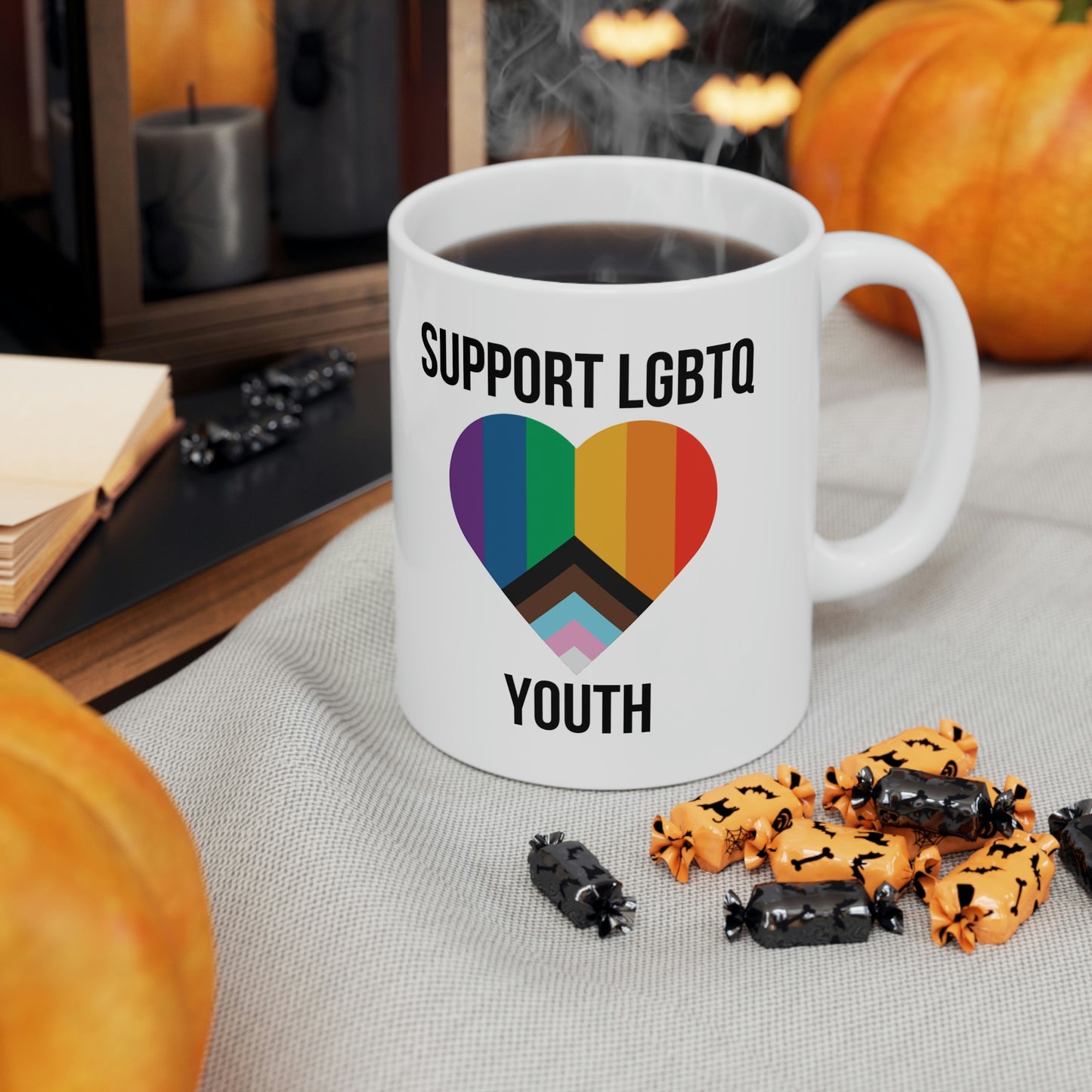 Support LGBTQ Youth Ceramic Mug 11oz