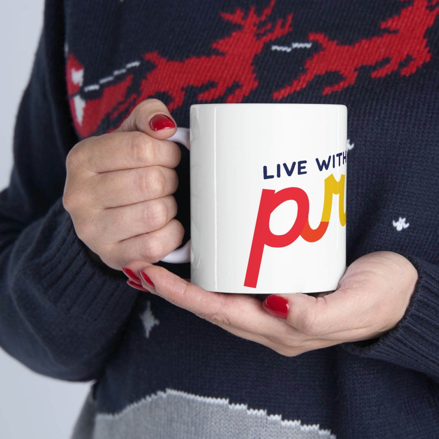 Live with Pride Ceramic Mug 11oz