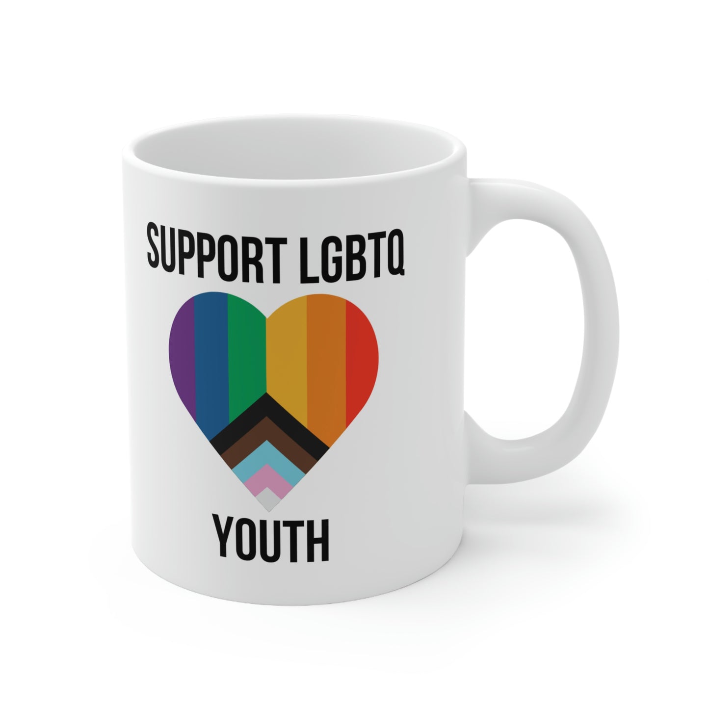 Support LGBTQ Youth Ceramic Mug 11oz