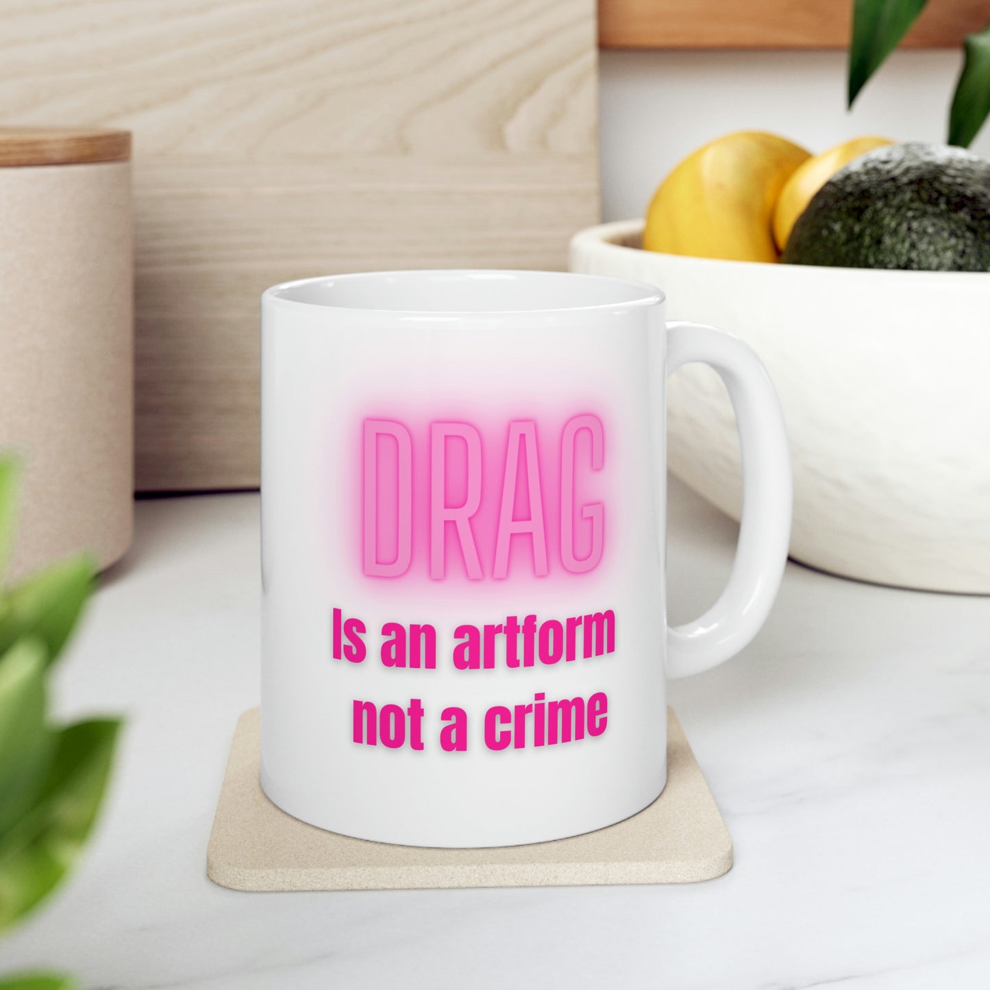 Drag is an Artform Ceramic Mug 11oz