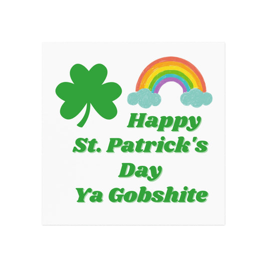 Happy St Patrick's Day Square Magnet