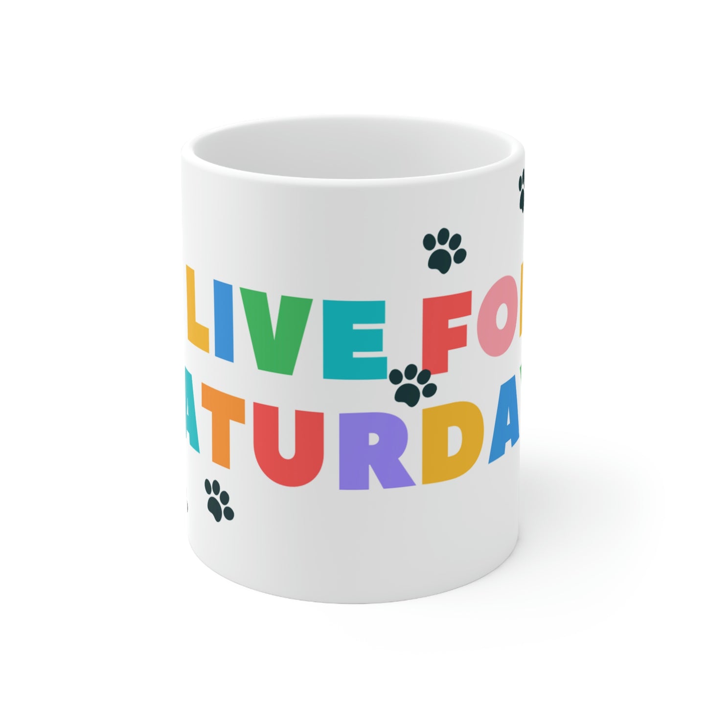 Caturday Ceramic Mug 11oz