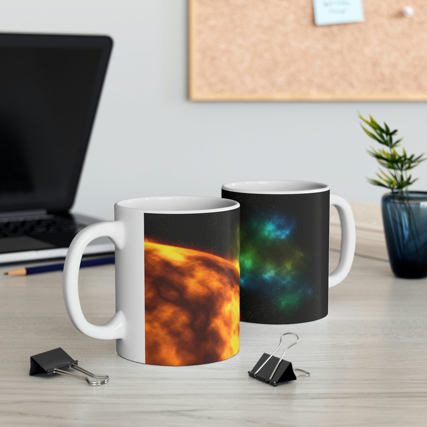 Sun with Nebula Ceramic Mug 11oz