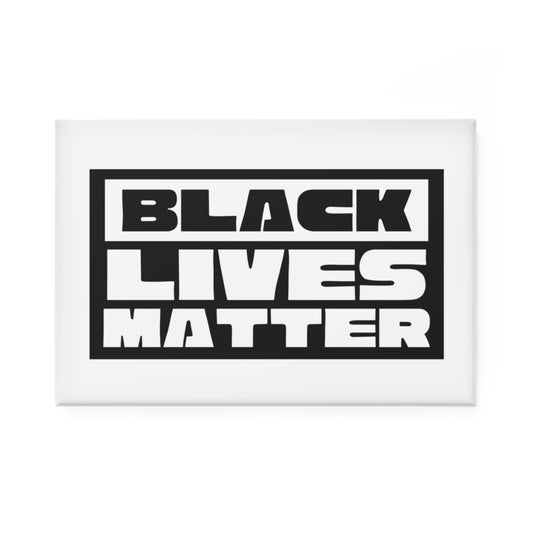 BLM Button Magnet, Rectangle (1 & 10 pcs)