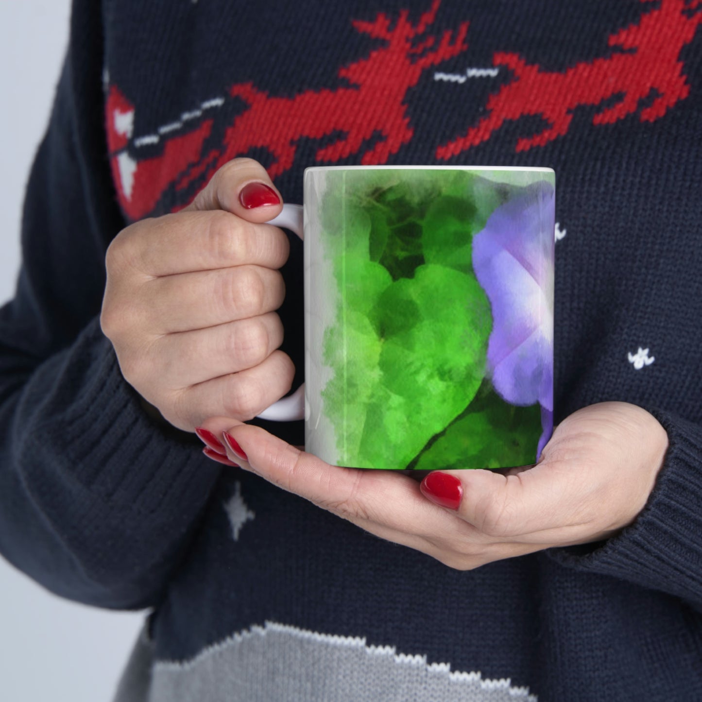 Morning Glory Ceramic Mug 11oz