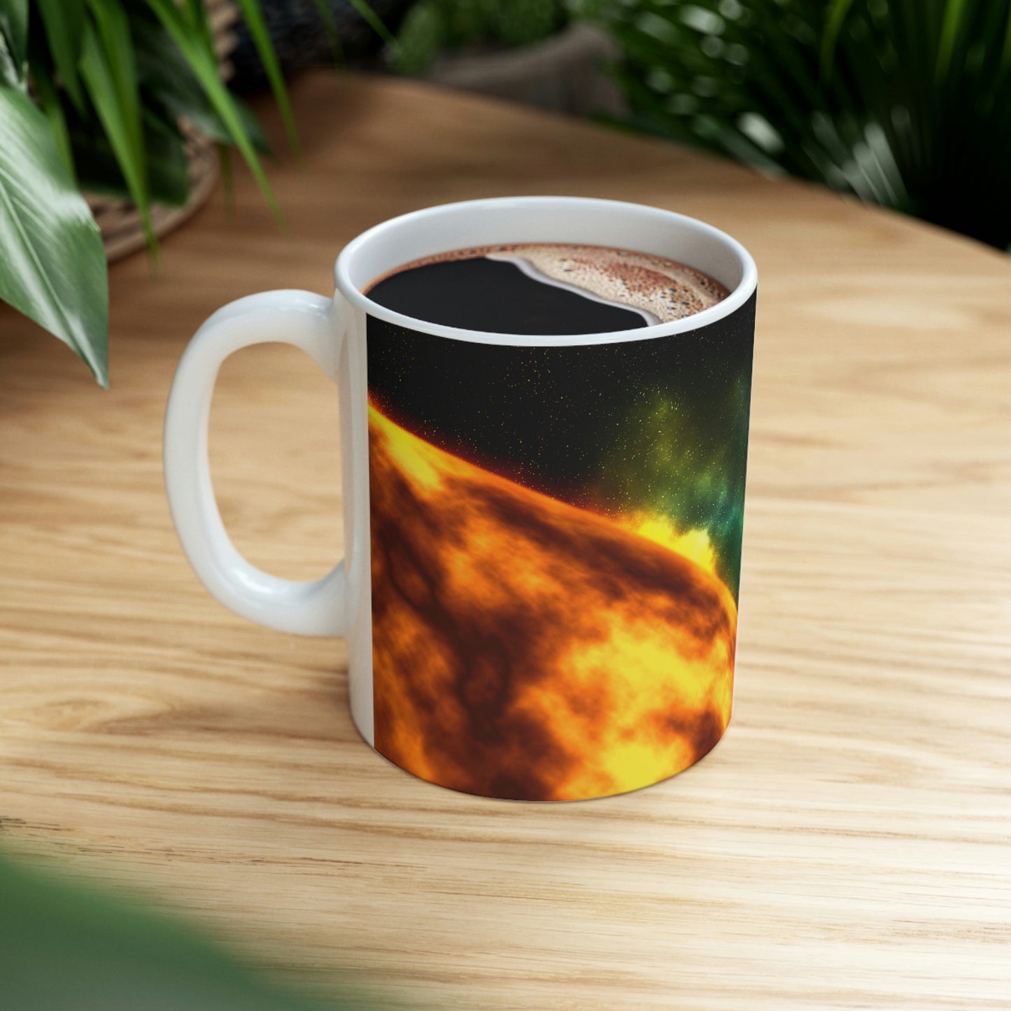 Sun with Nebula Ceramic Mug 11oz