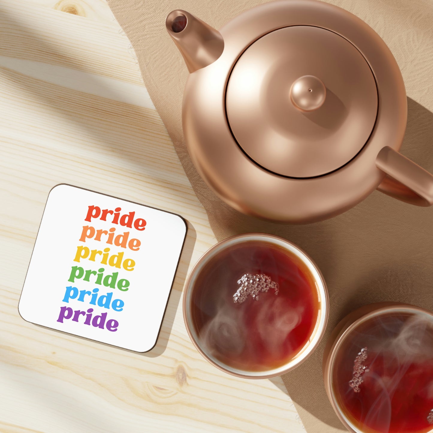 Pride Hardboard Back Coaster