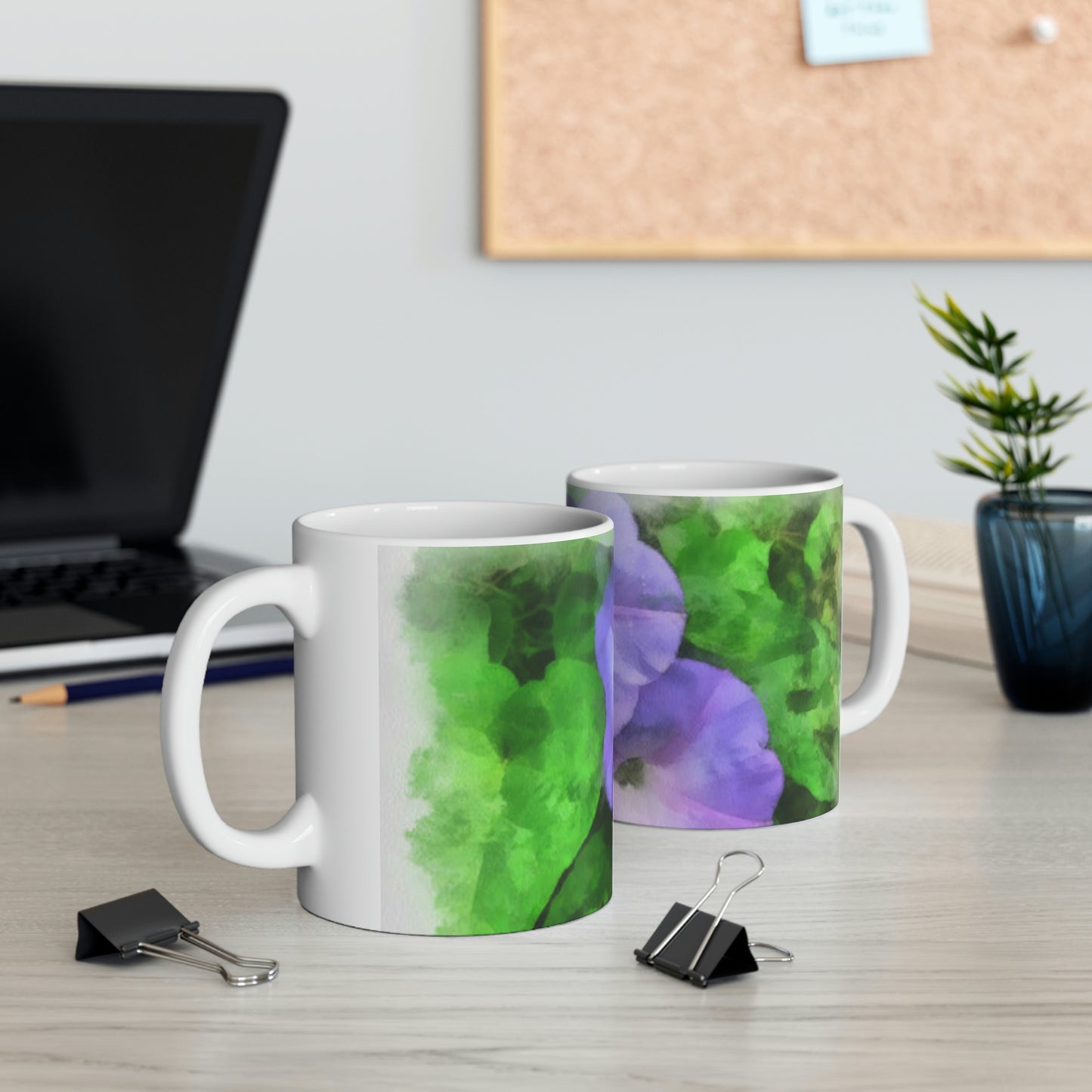 Morning Glory Ceramic Mug 11oz