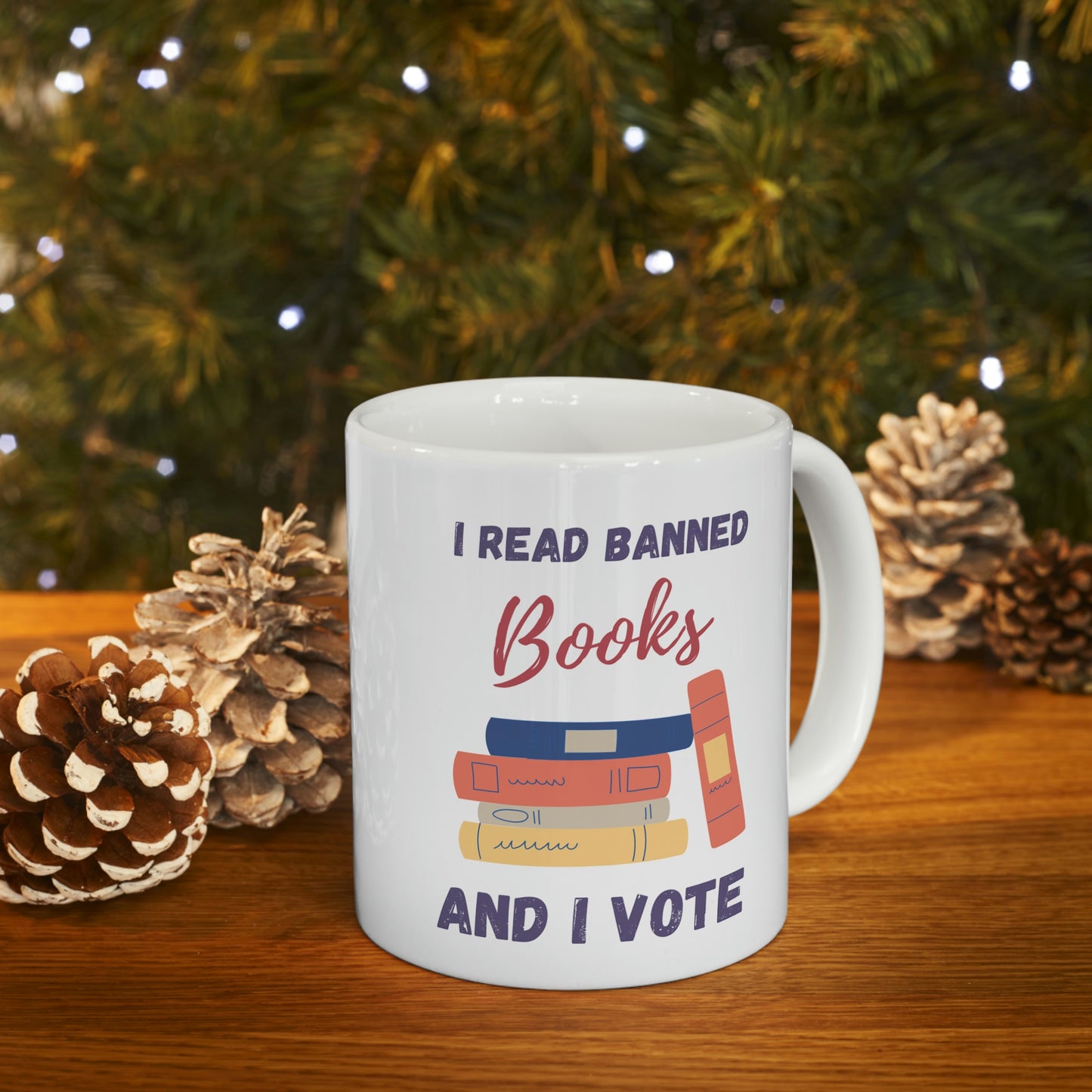 Banned Books Ceramic Mug 11oz