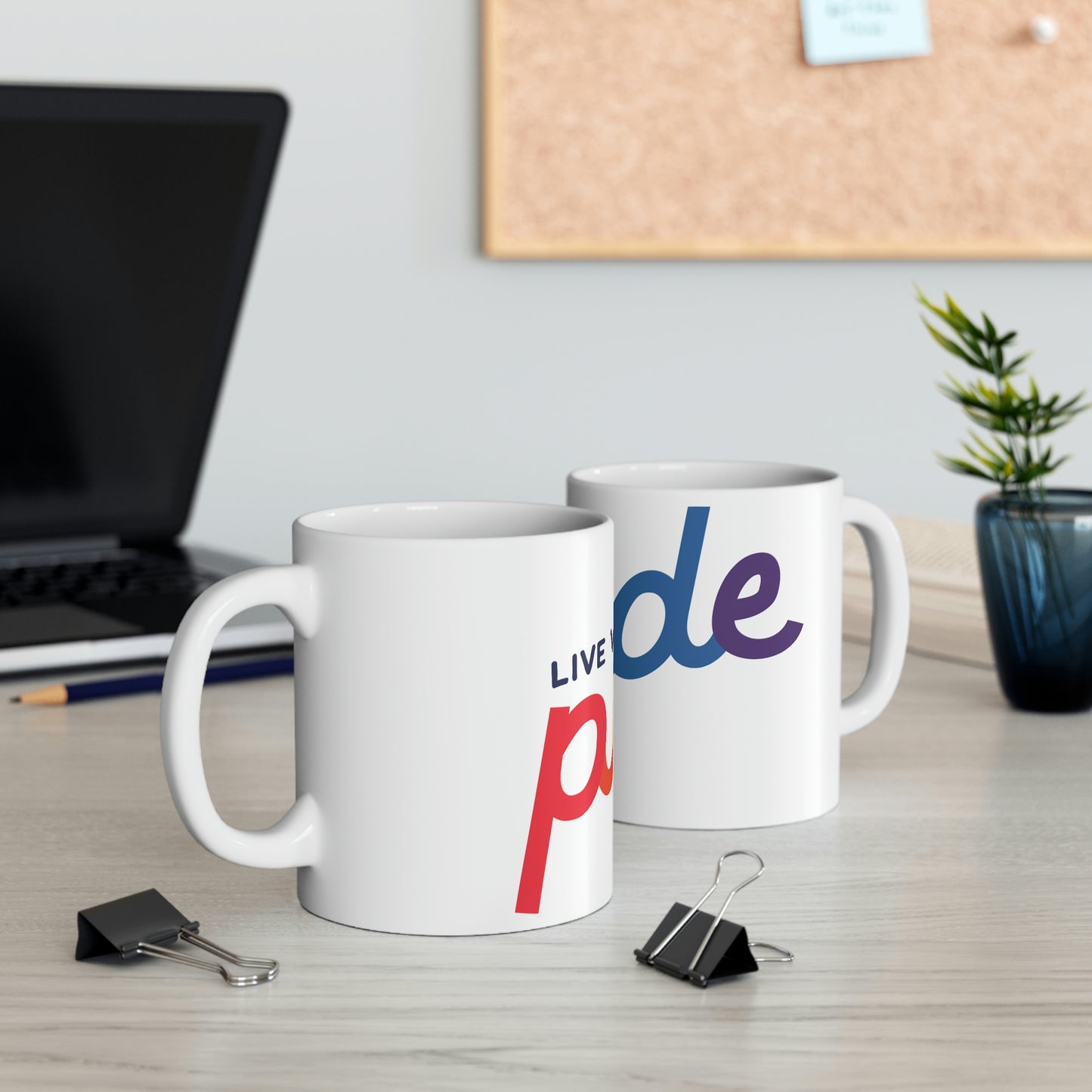 Live with Pride Ceramic Mug 11oz
