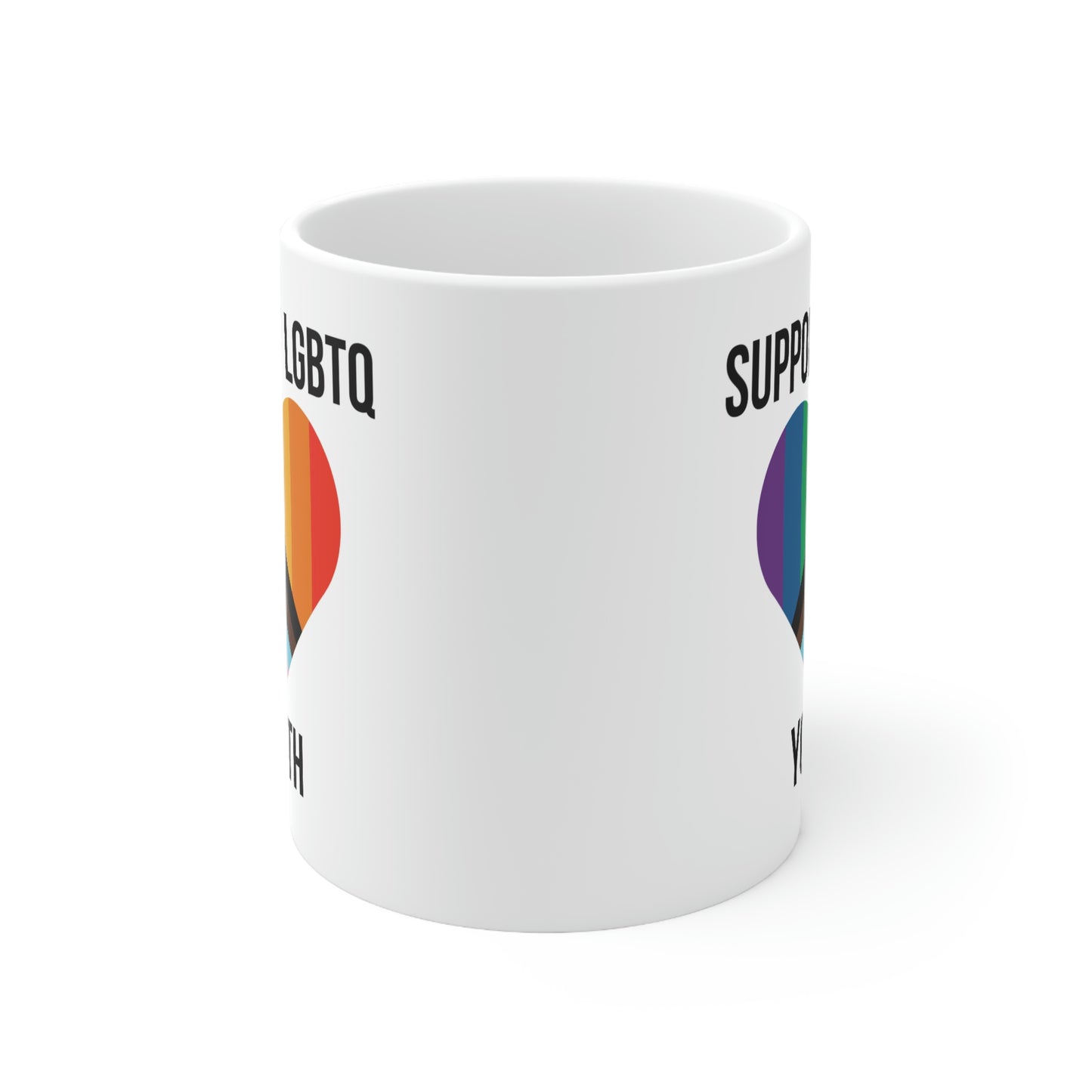 Support LGBTQ Youth Ceramic Mug 11oz