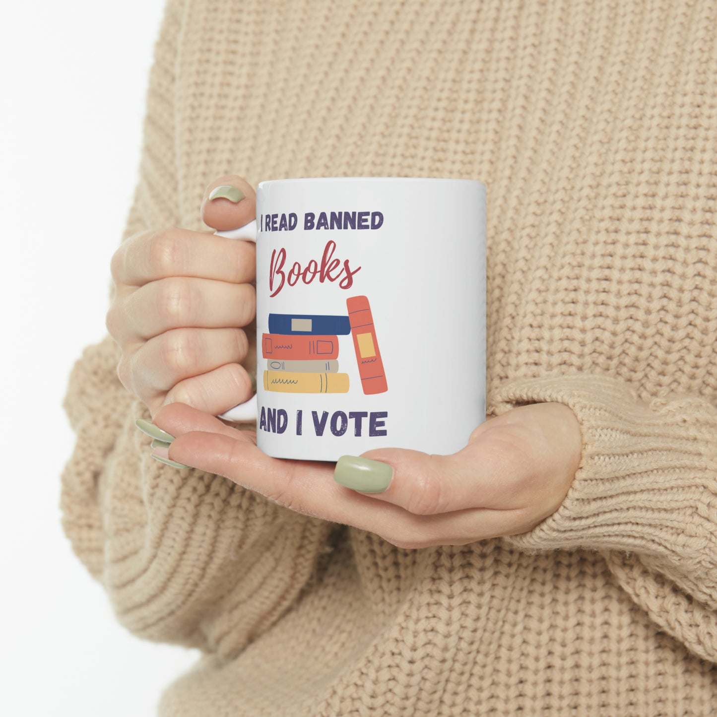 Banned Books Ceramic Mug 11oz