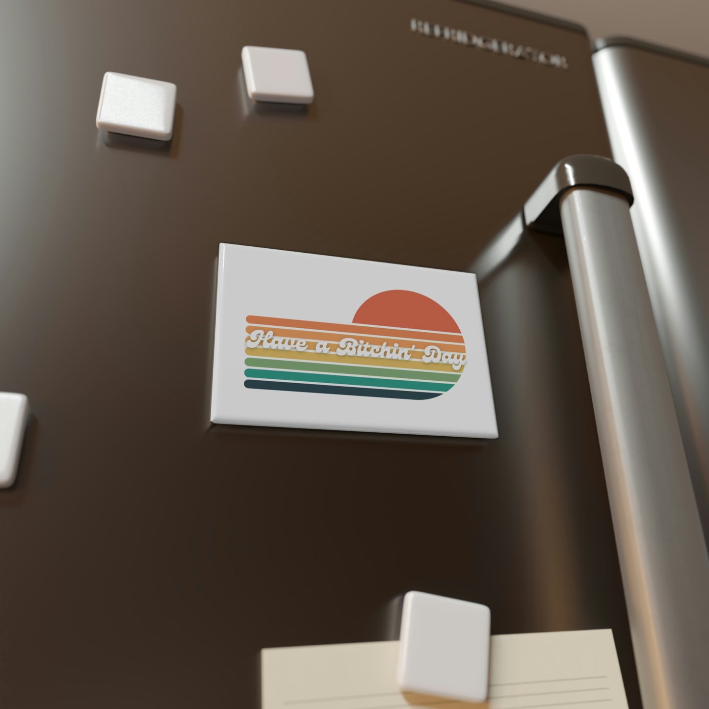 Bitchin Day Button Magnet, Rectangle (1 & 10 pcs)