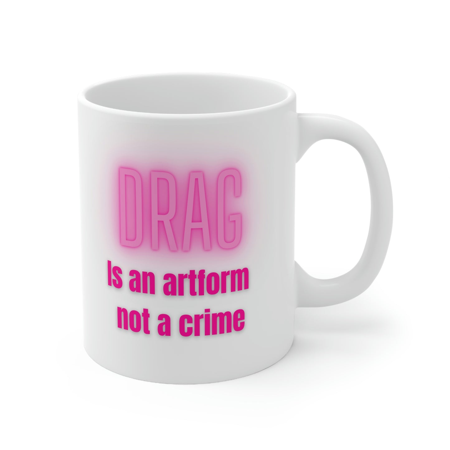 Drag is an Artform Ceramic Mug 11oz