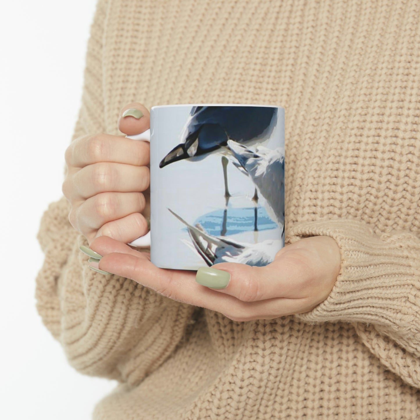 Punk Seagulls Ceramic Mug 11oz