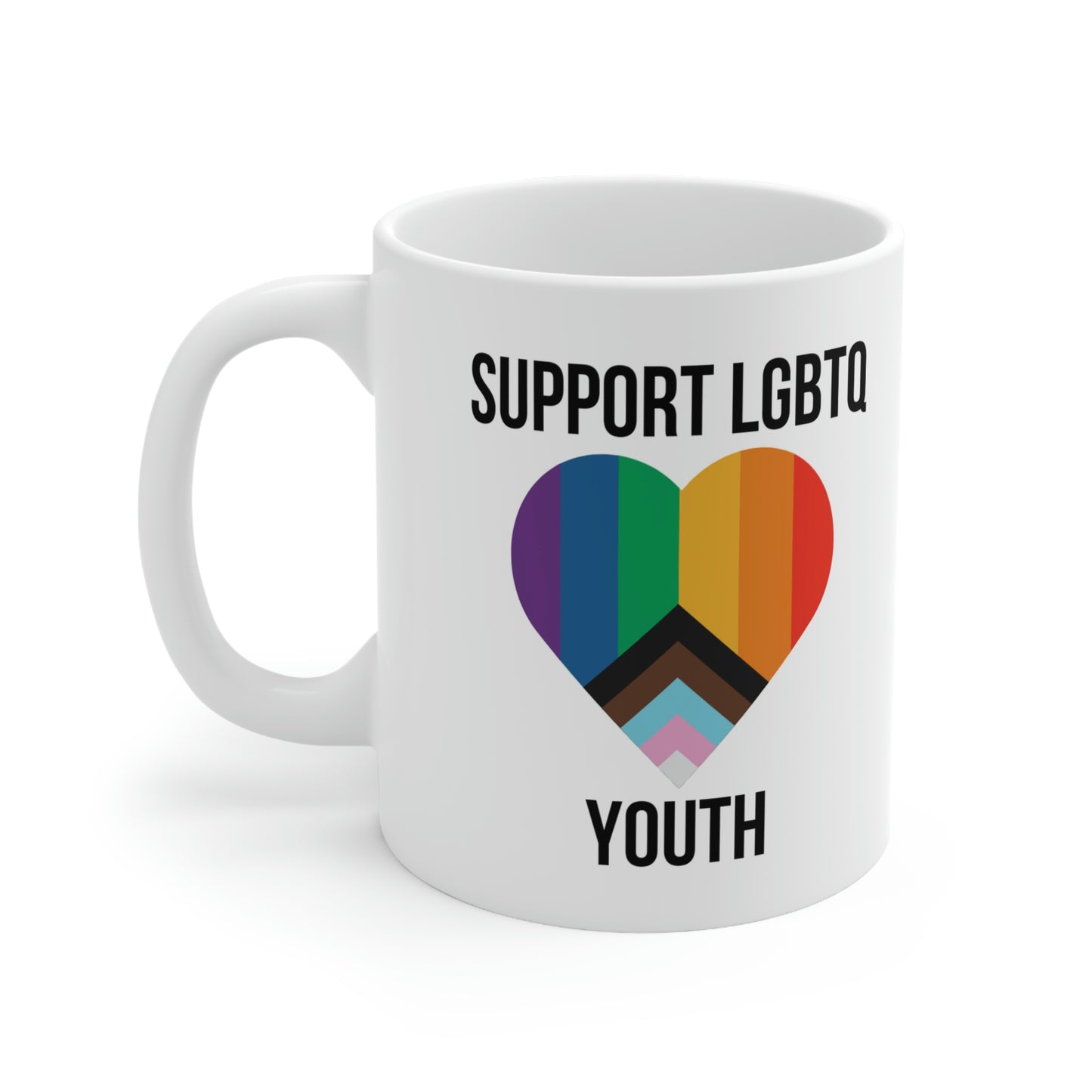 Support LGBTQ Youth Ceramic Mug 11oz