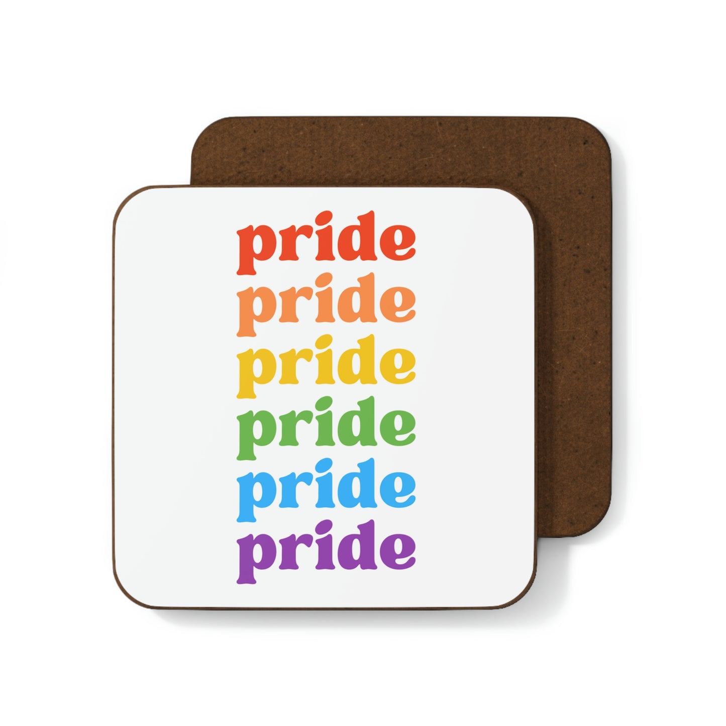 Pride Hardboard Back Coaster