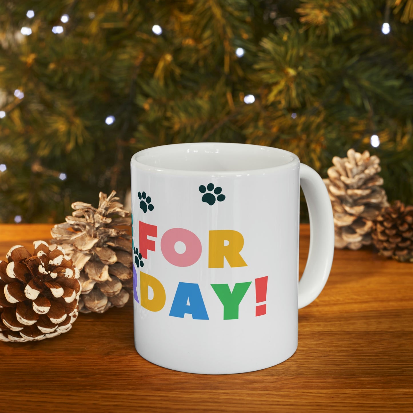 Caturday Ceramic Mug 11oz