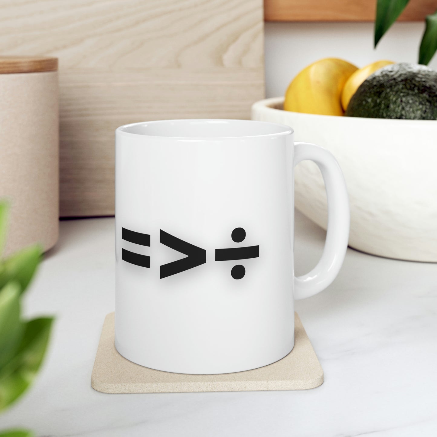 Equality is Greater Than Division Ceramic Mug 11oz