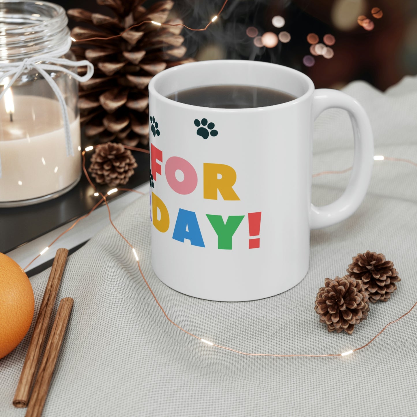 Caturday Ceramic Mug 11oz