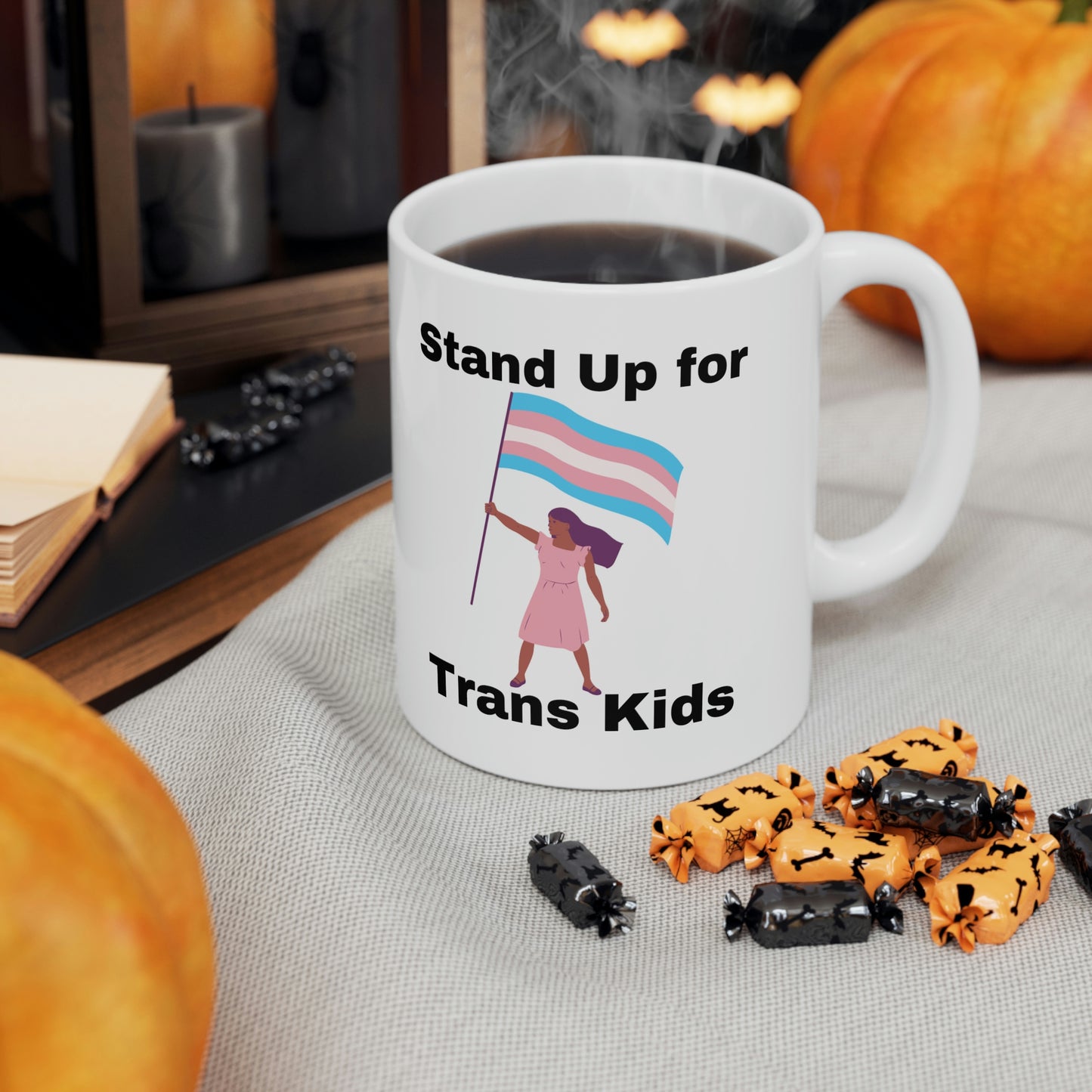 Stand Up for Trans Kids Ceramic Mug 11oz