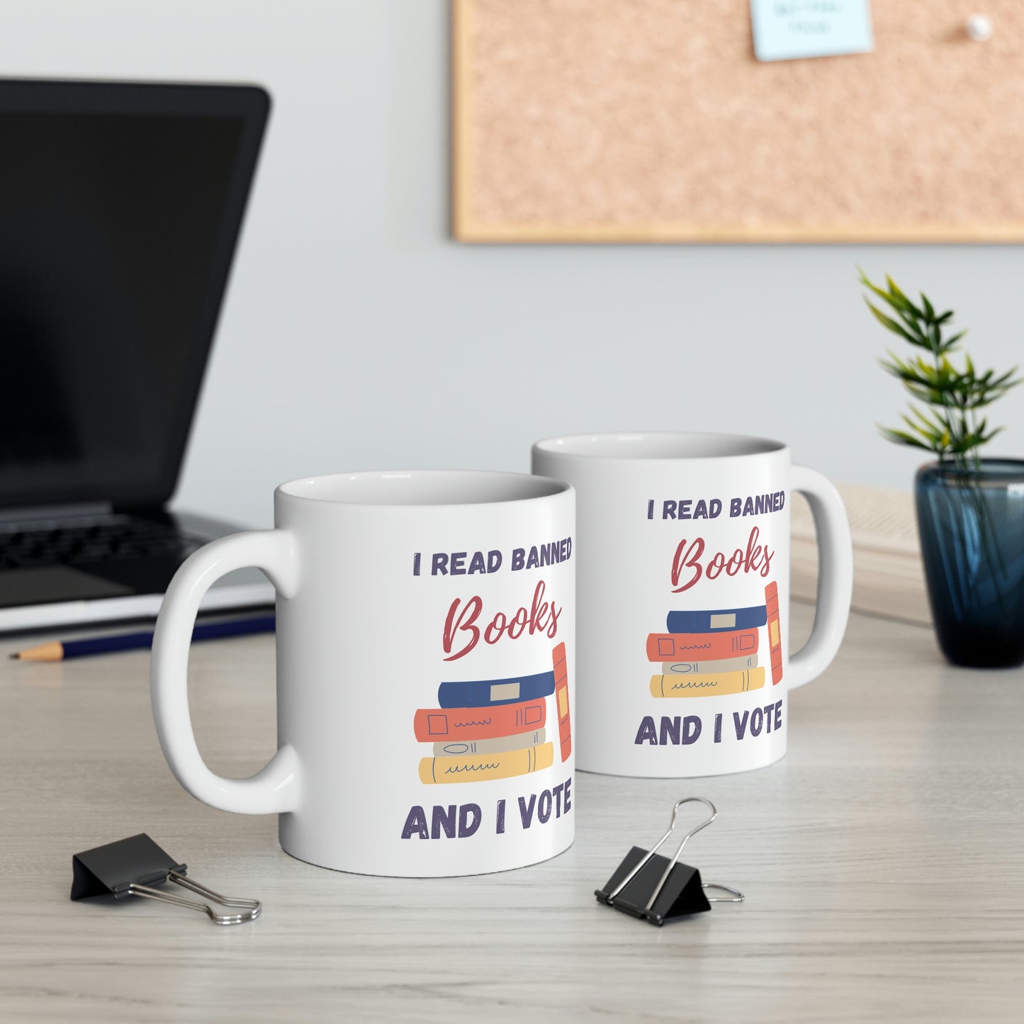 Banned Books Ceramic Mug 11oz