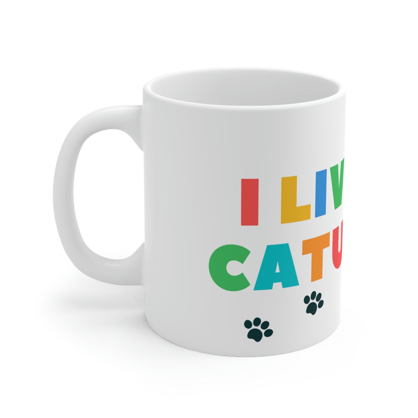Caturday Ceramic Mug 11oz