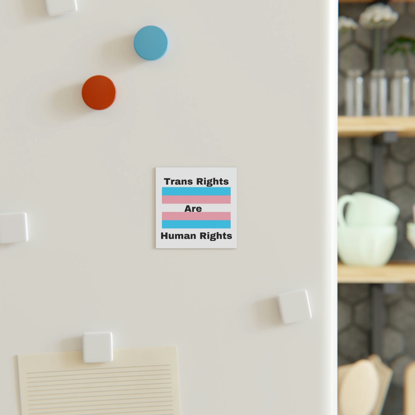 Trans Rights are Human Rights Square Magnet