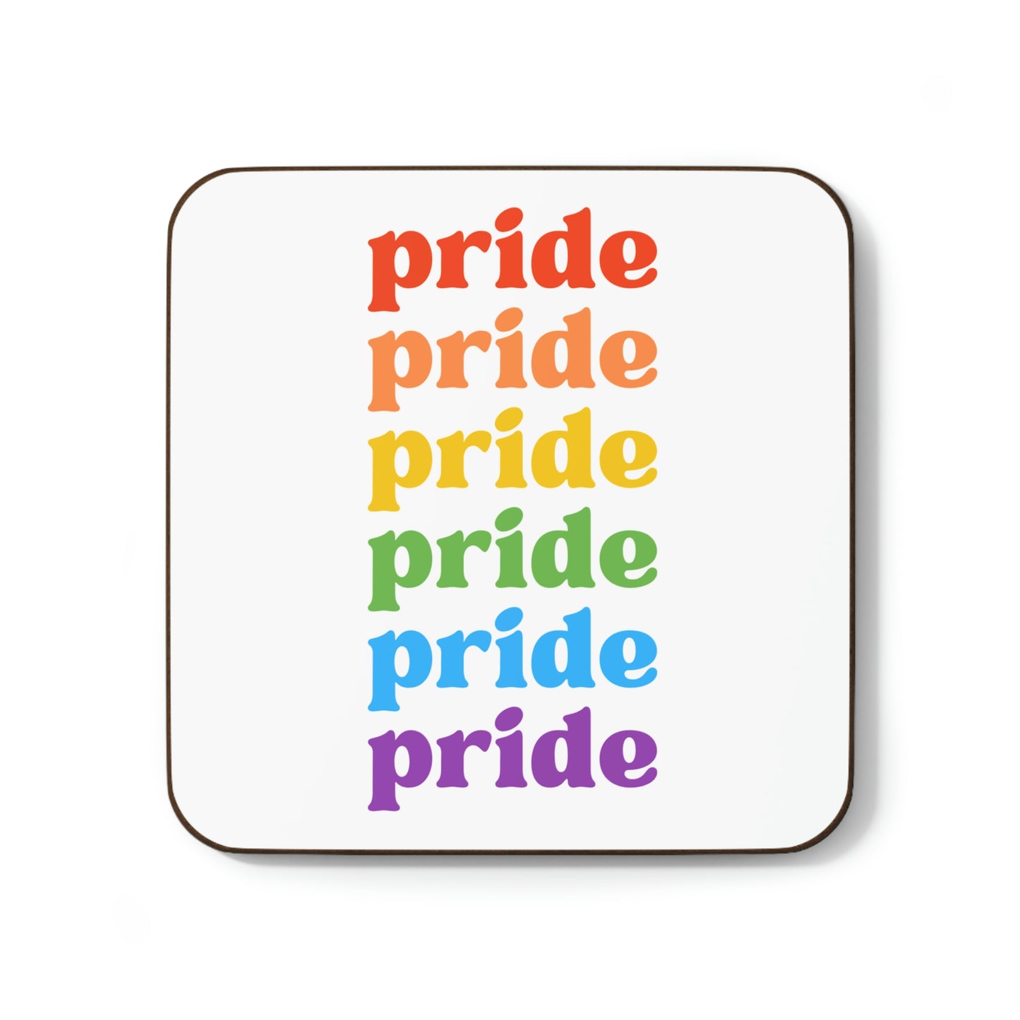 Pride Hardboard Back Coaster