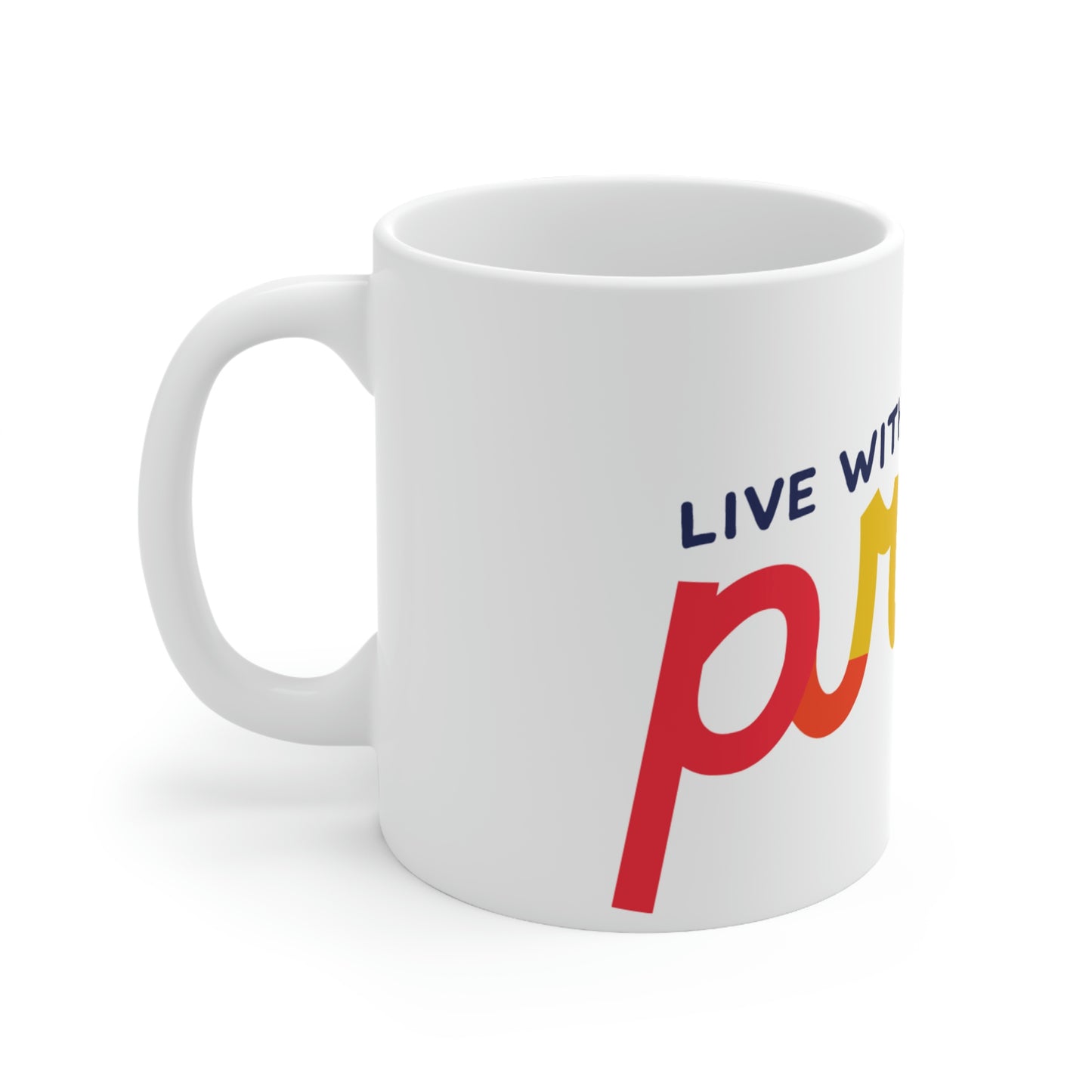 Live with Pride Ceramic Mug 11oz
