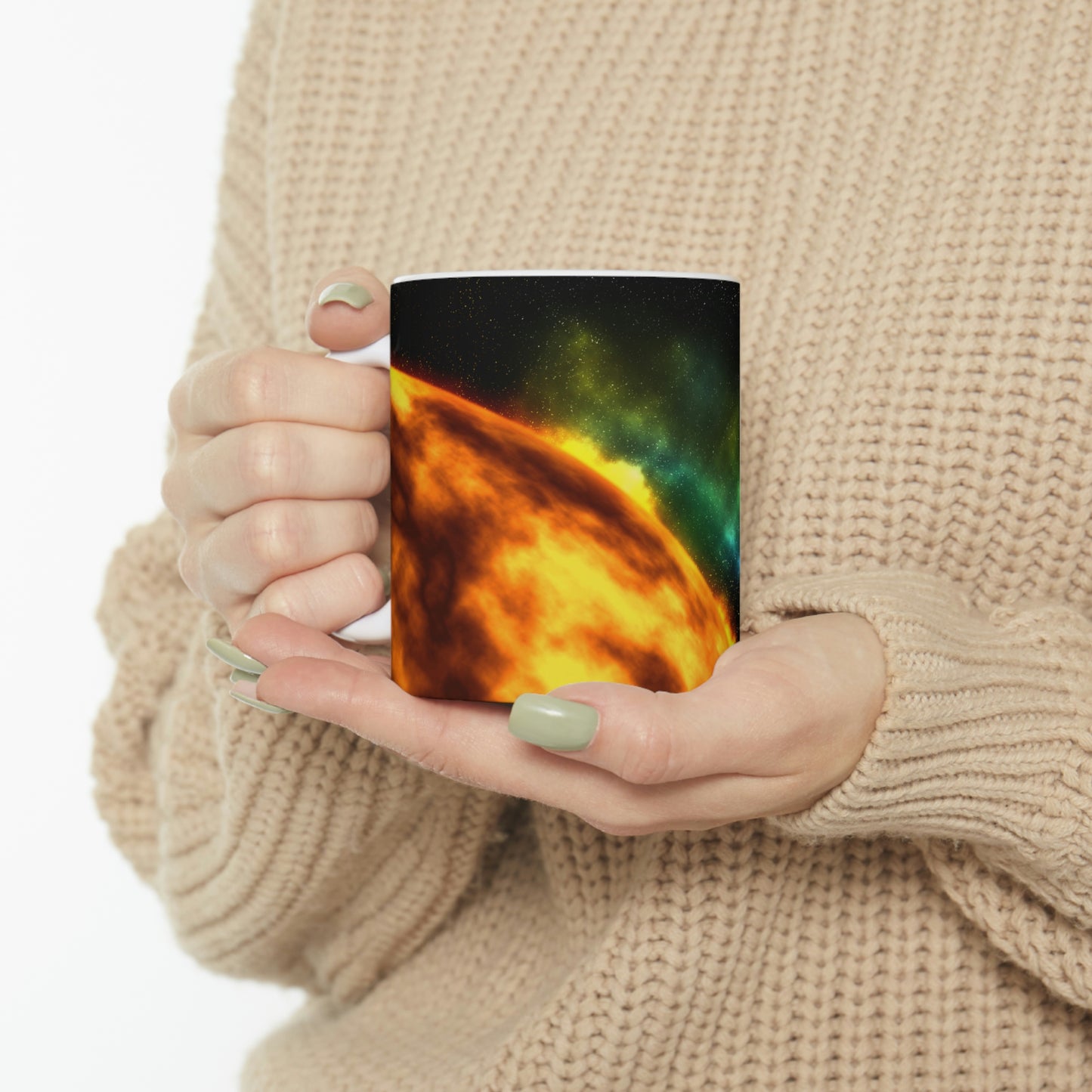 Sun with Nebula Ceramic Mug 11oz