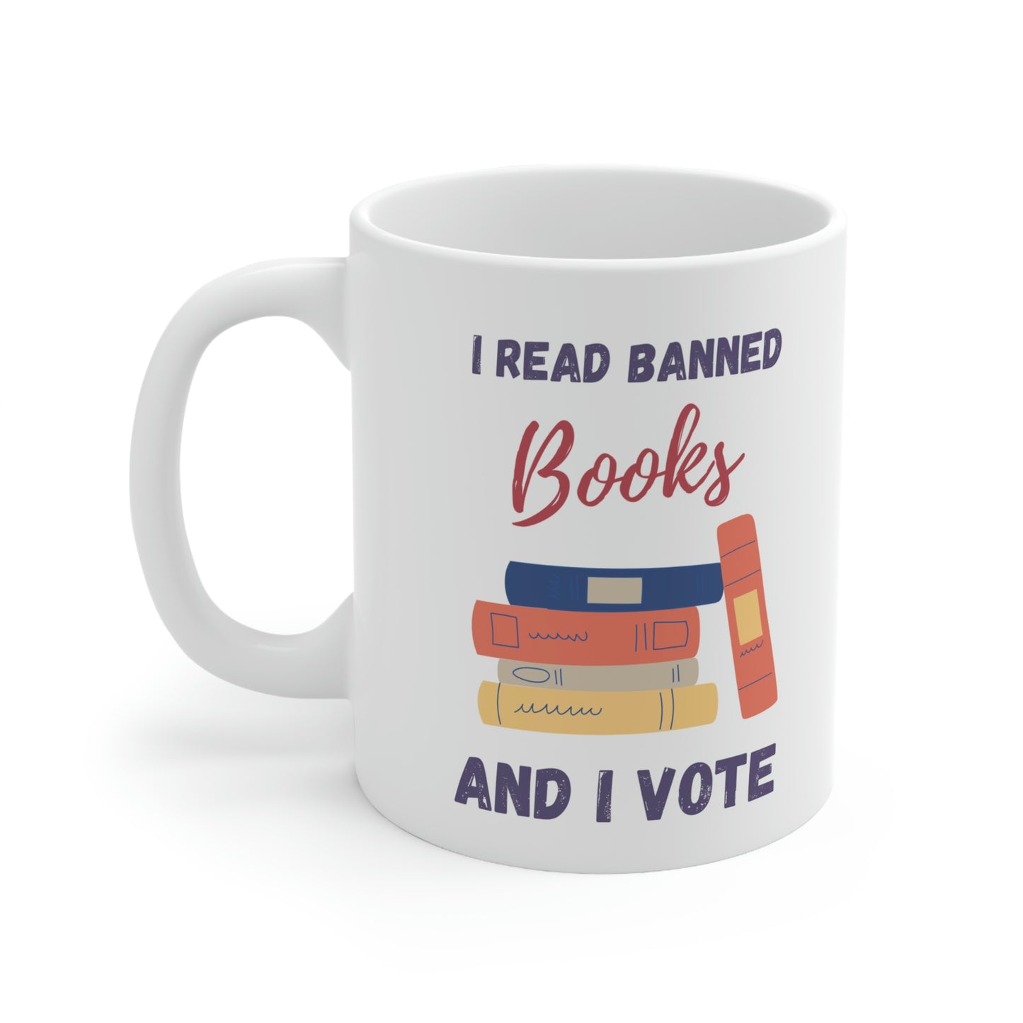 Banned Books Ceramic Mug 11oz
