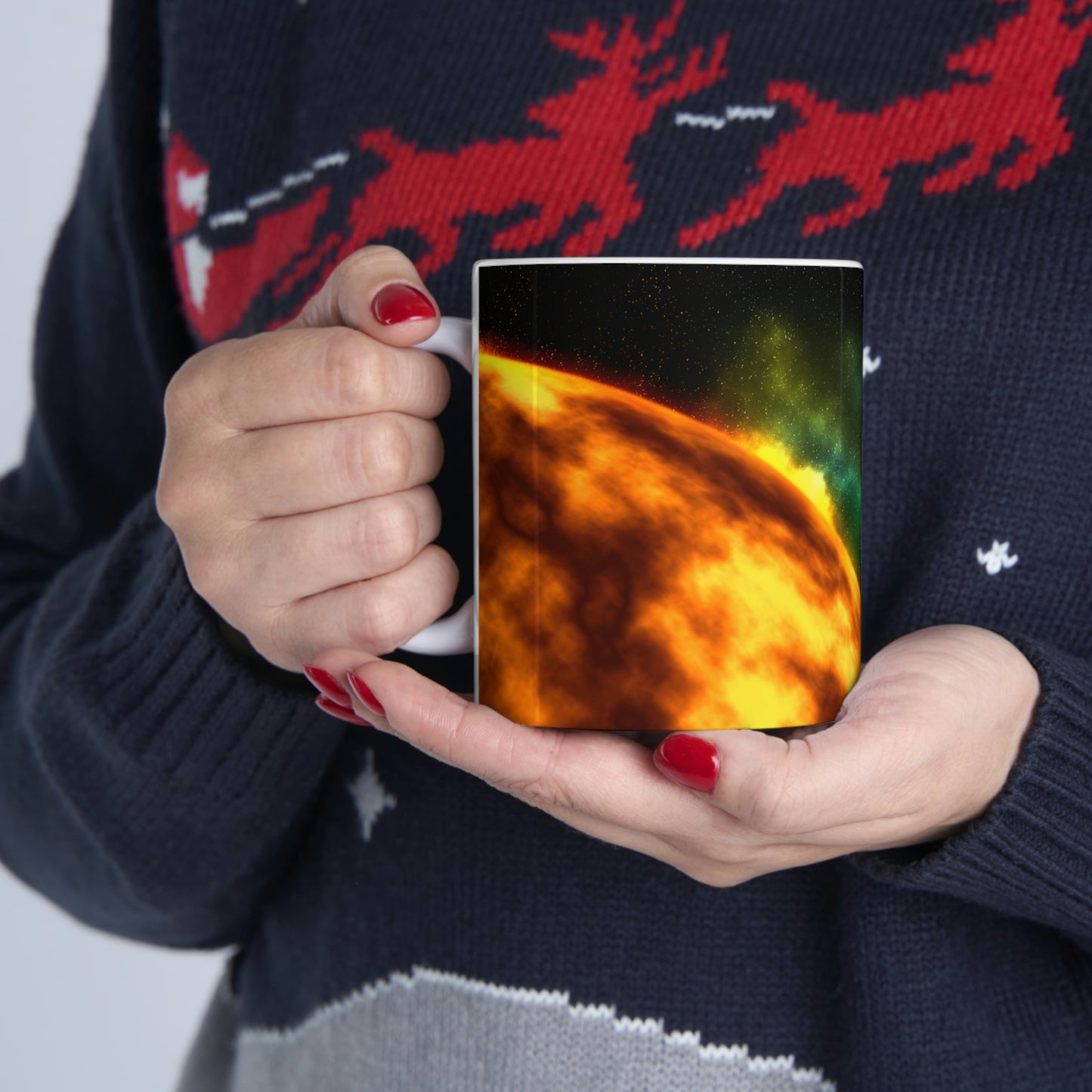 Sun with Nebula Ceramic Mug 11oz