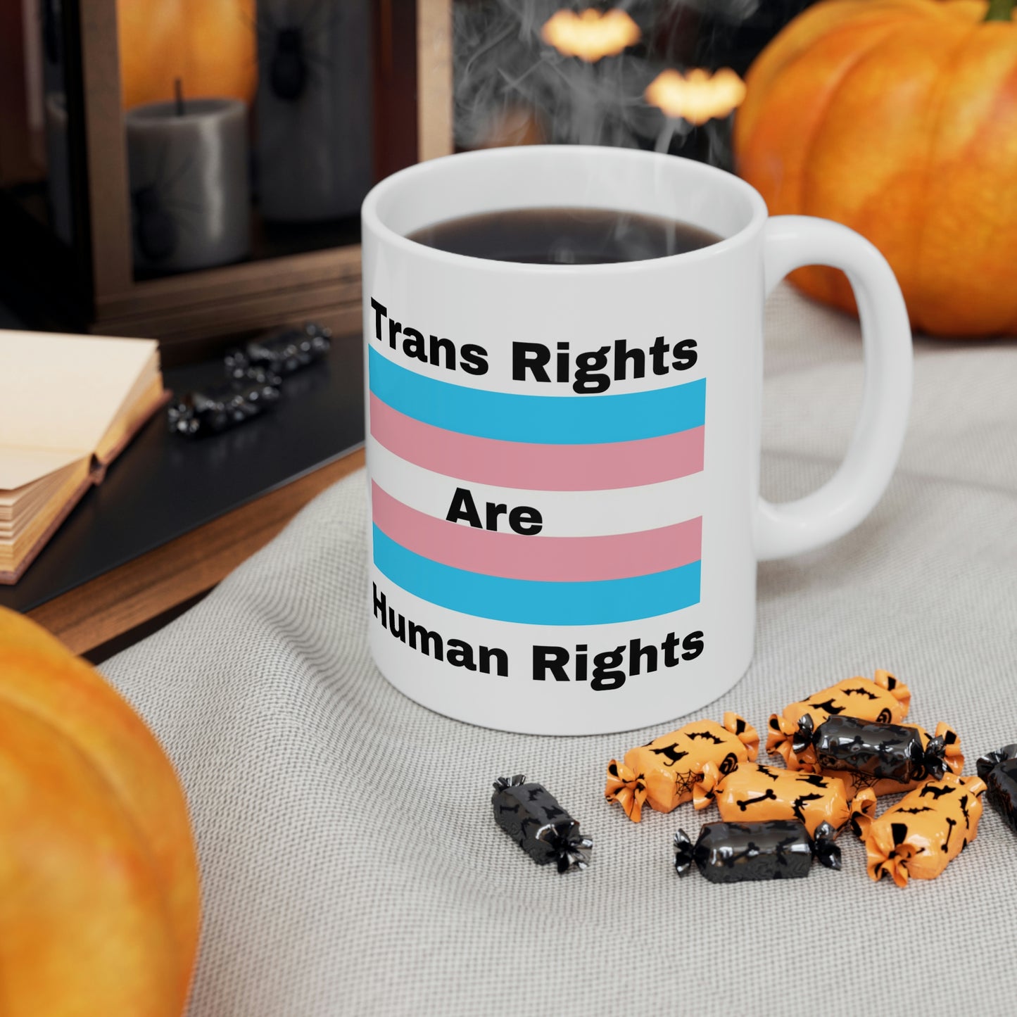 Trans Rights are Human Rights Ceramic Mug 11oz