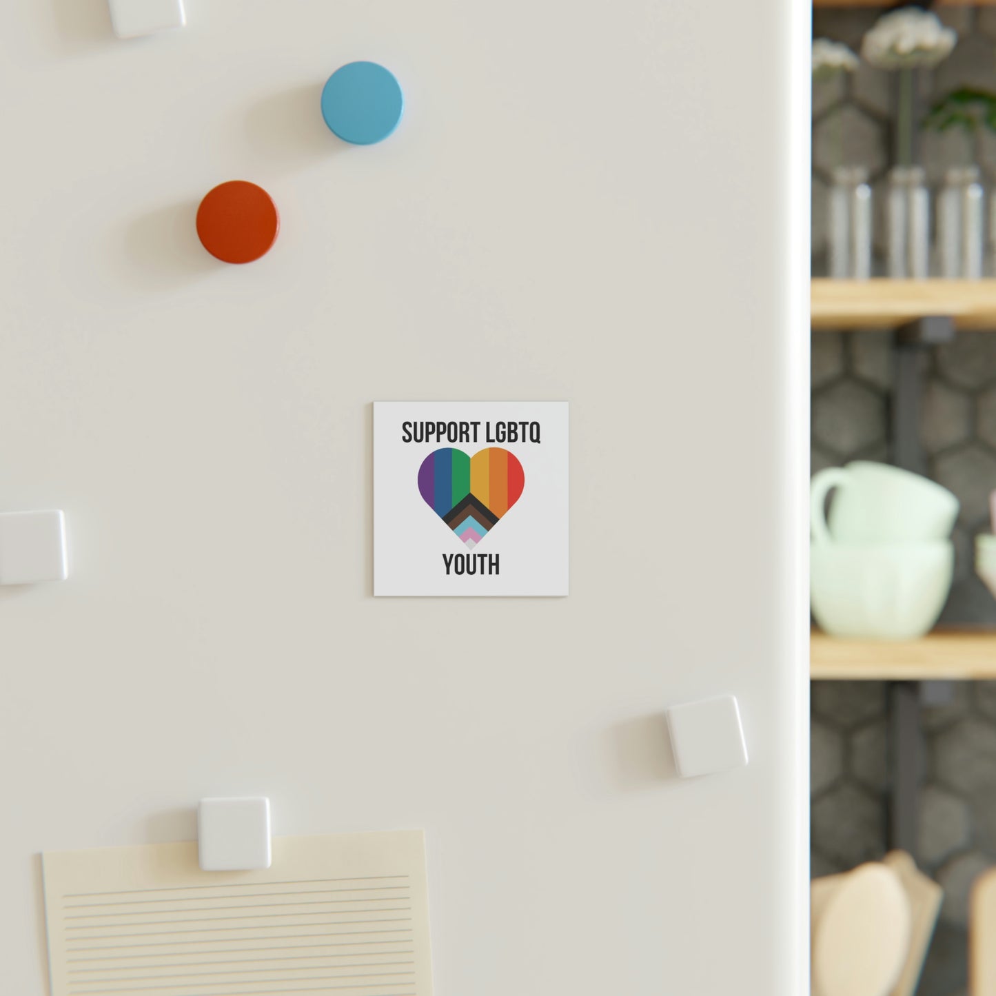 Support LGBTQ Youth Square Magnet
