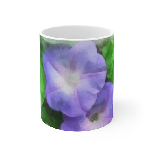 Morning Glory Ceramic Mug 11oz