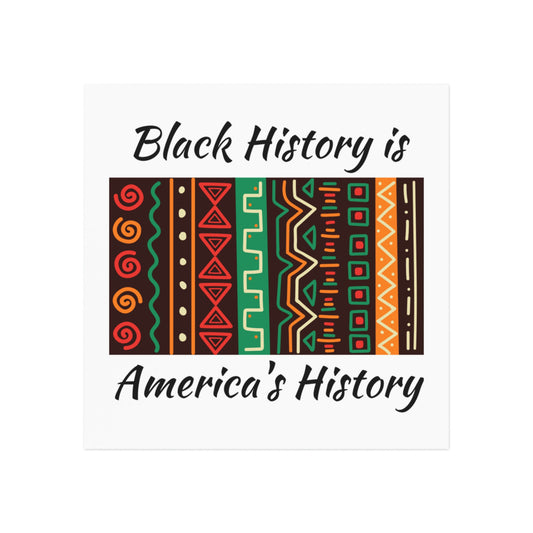Black History Square Magnet