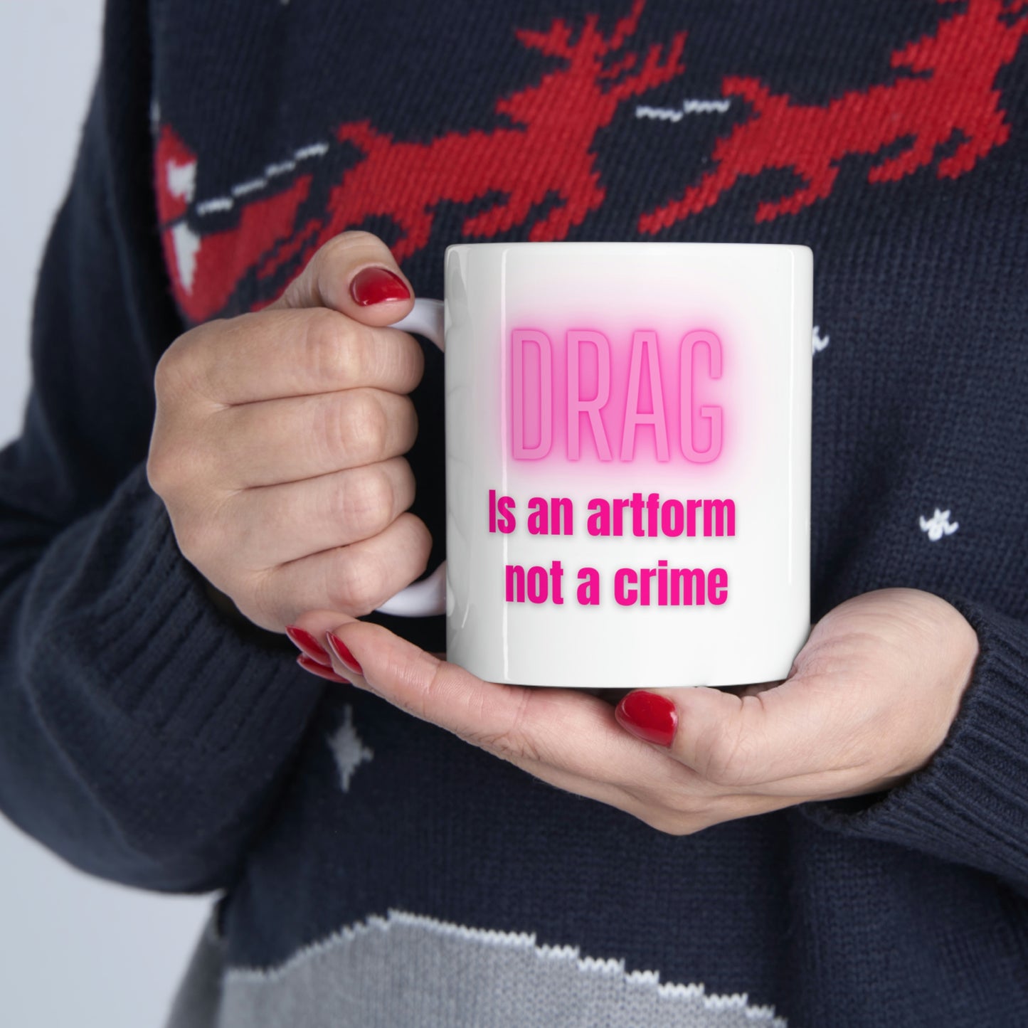 Drag is an Artform Ceramic Mug 11oz
