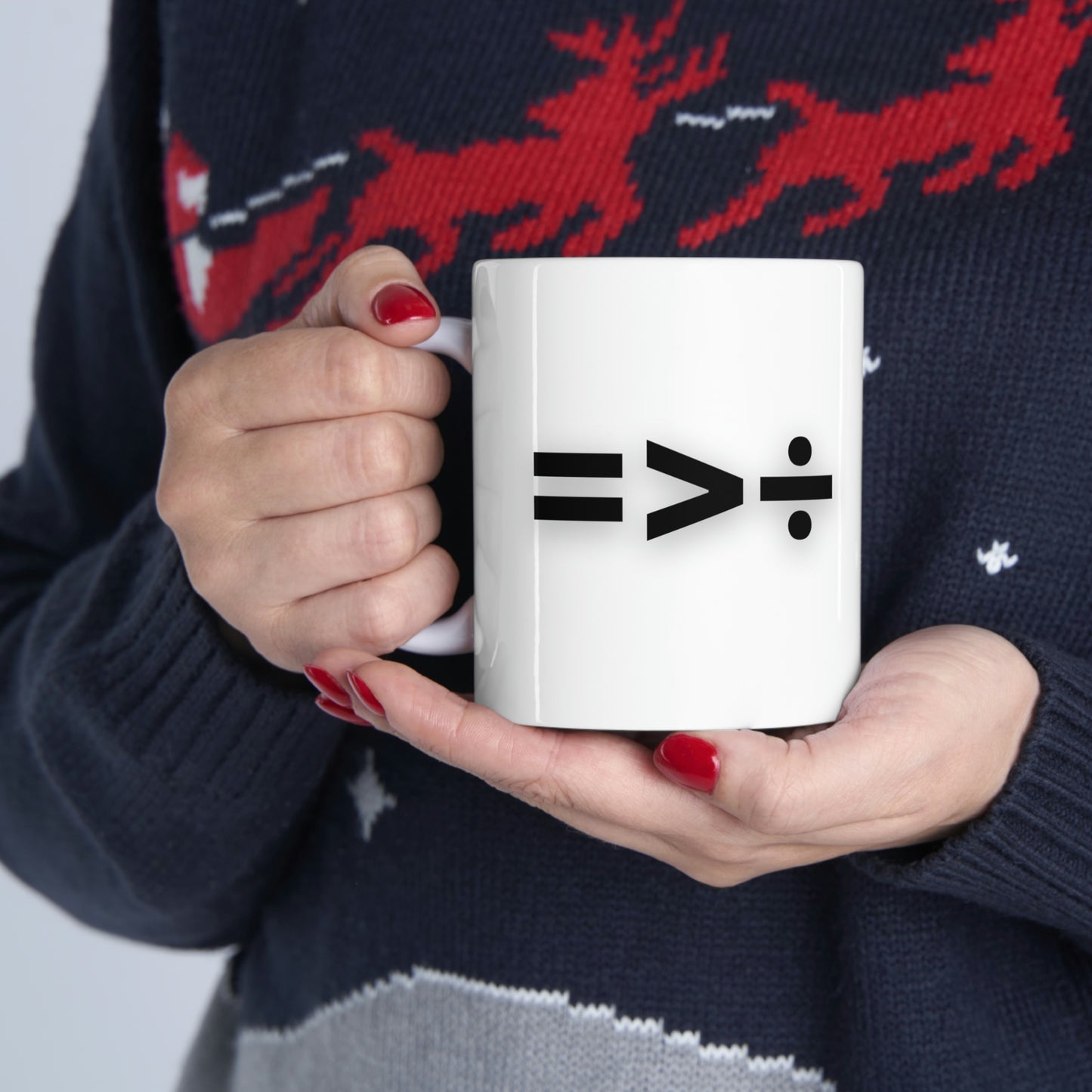 Equality is Greater Than Division Ceramic Mug 11oz