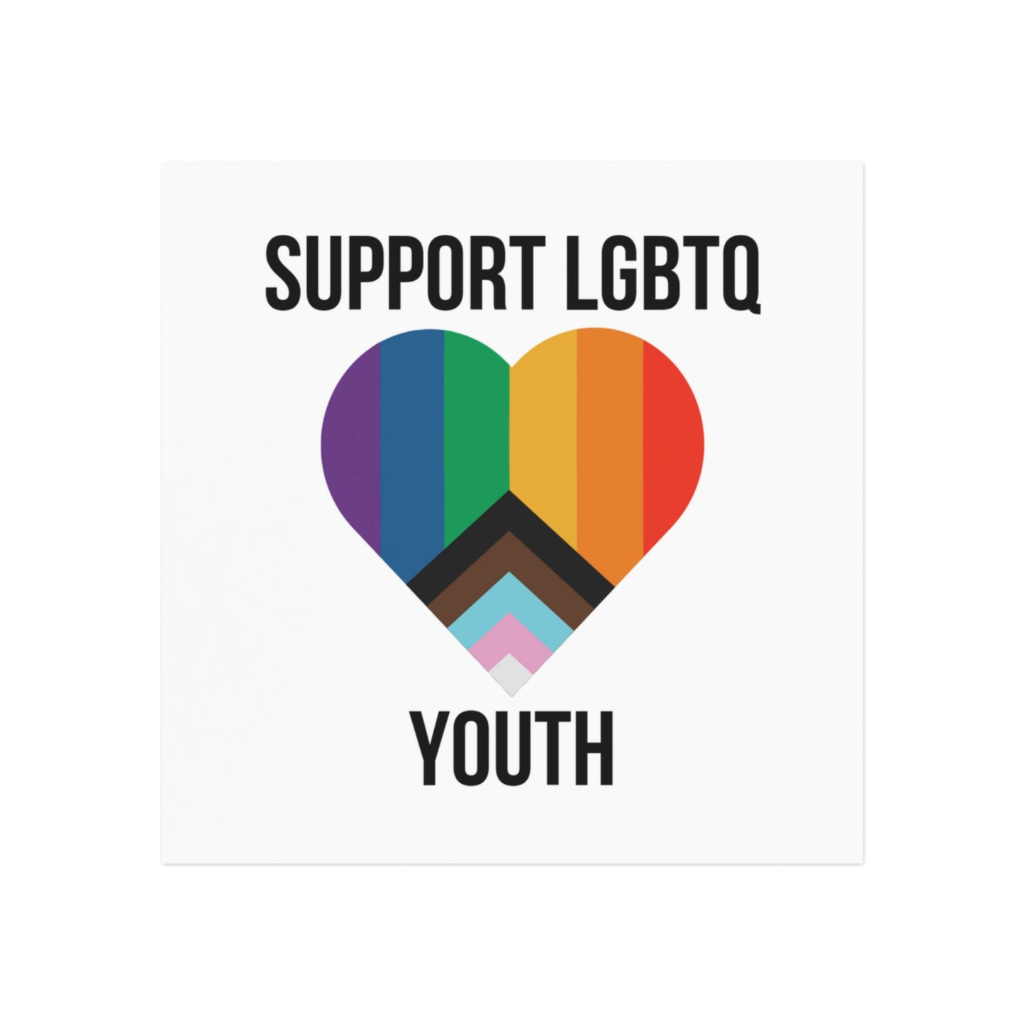 Support LGBTQ Youth Square Magnet